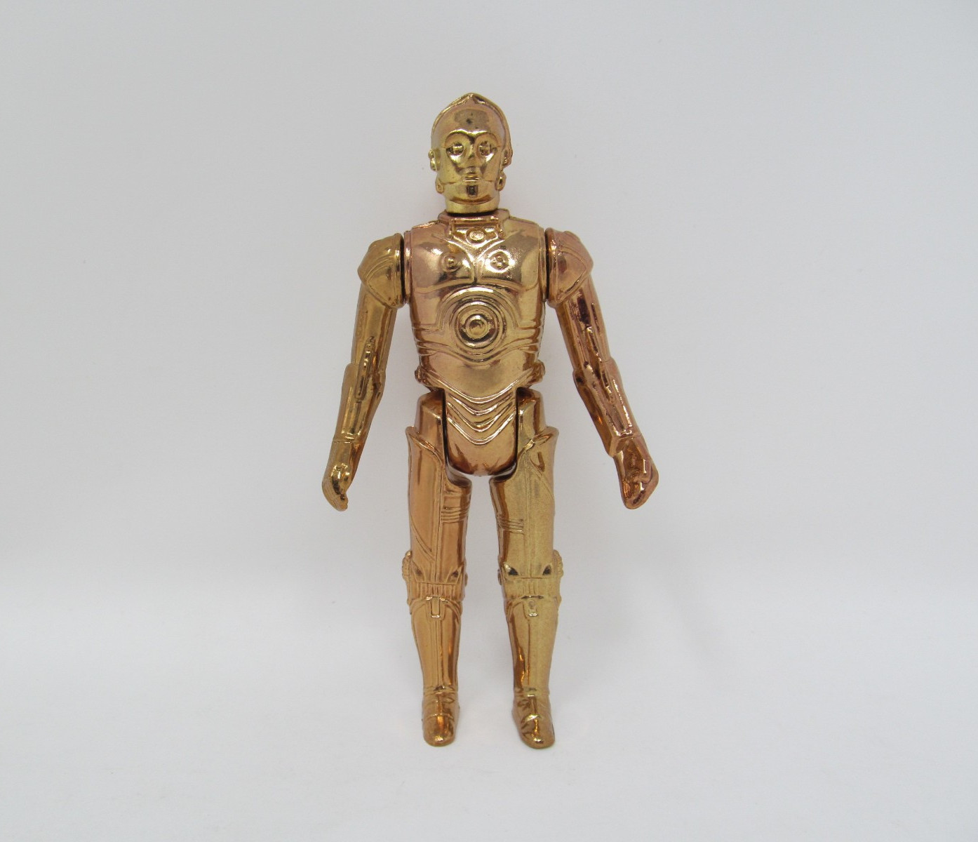 Stan Solo Creations Goldenrod vintage-style gold robot all-gold action figure