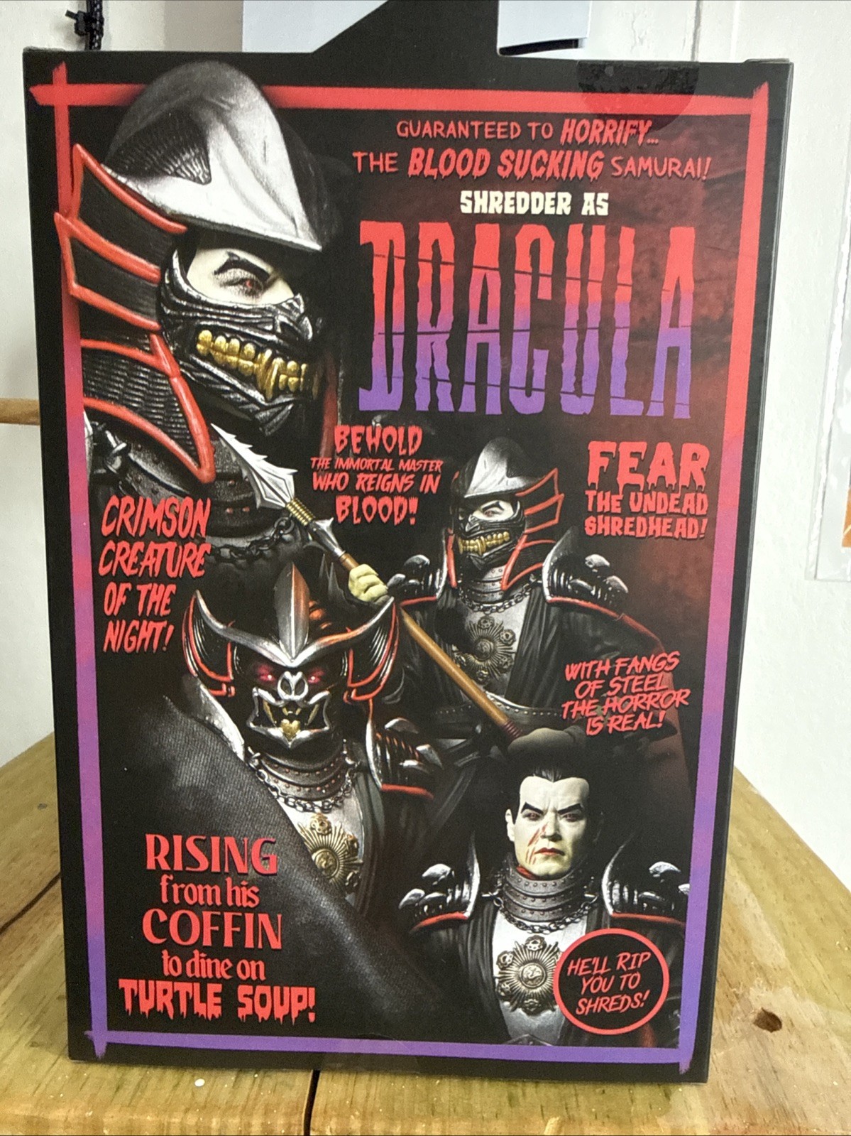 SHREDDER as DRACULA TMNT x Universal Monsters 7&Prime; Action Figure Neca MINT 2025