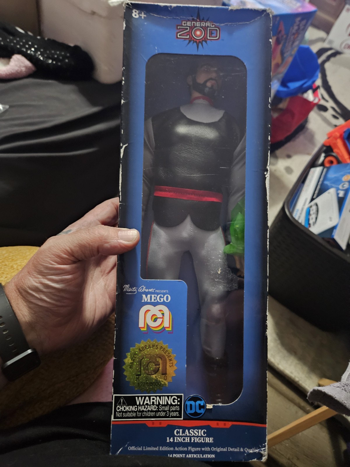 2018 Mego Corporation DC General Zod 4297/8000 Classic 14&Prime; Figure New Sealed