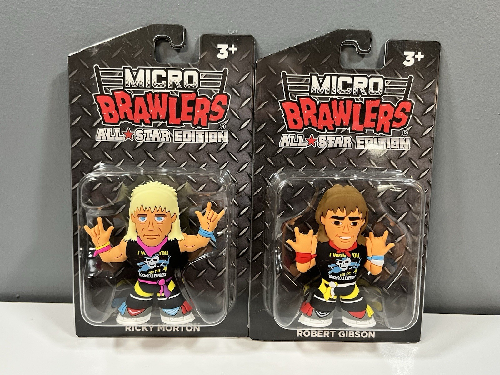 Micro Brawlers All Star Edition Ricky Morgan & Robert Gibson Rock n Roll Express