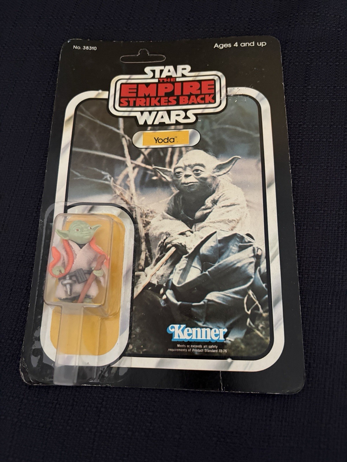 Star Wars ESB Kenner Yoda w/Snake NIB AF 32 Back No Hole Punch #38310