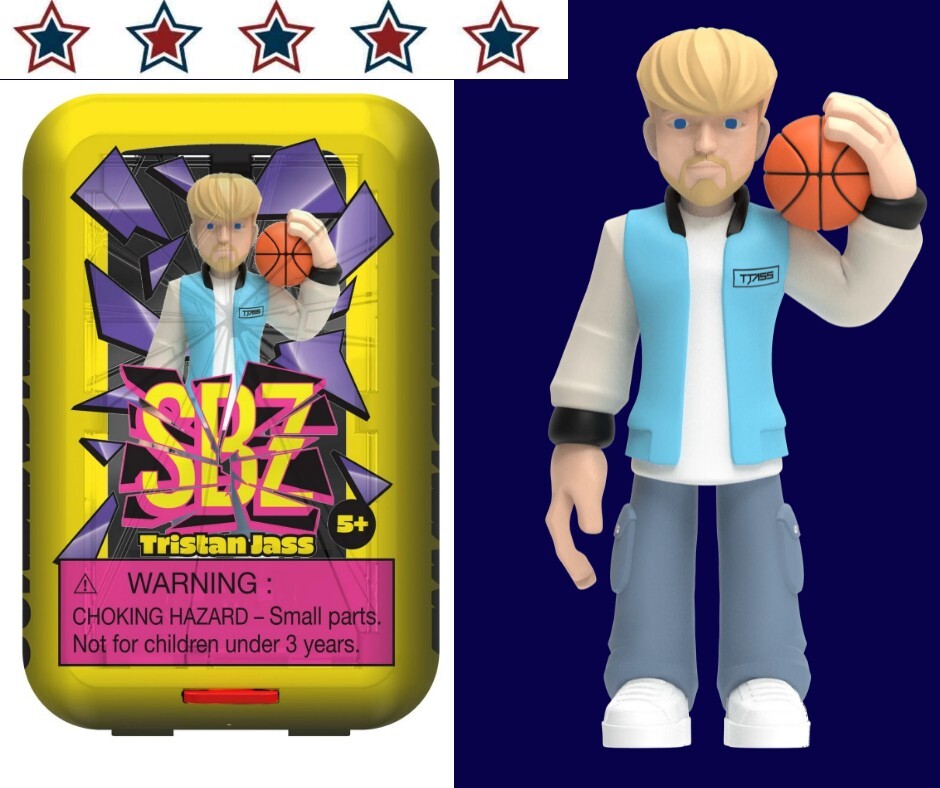 ScreenBreakZ Sports Figure & Case Tristan Jass Gamerz Gamecore Easter Gift Idea!