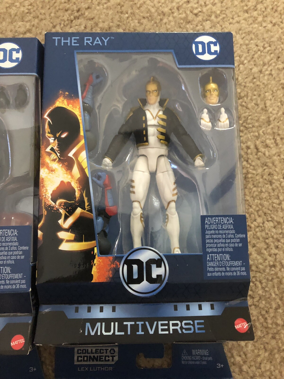 DC Multiverse Lex Luthor Collect Connect Wave Batman Ray Wonder Woman Vixen DCU