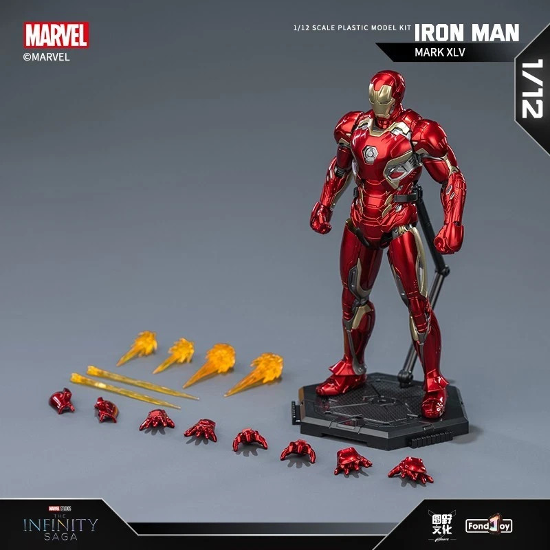 Marvel Iron Man MK45 Assembled Model Action Figures Boy Toy Gift