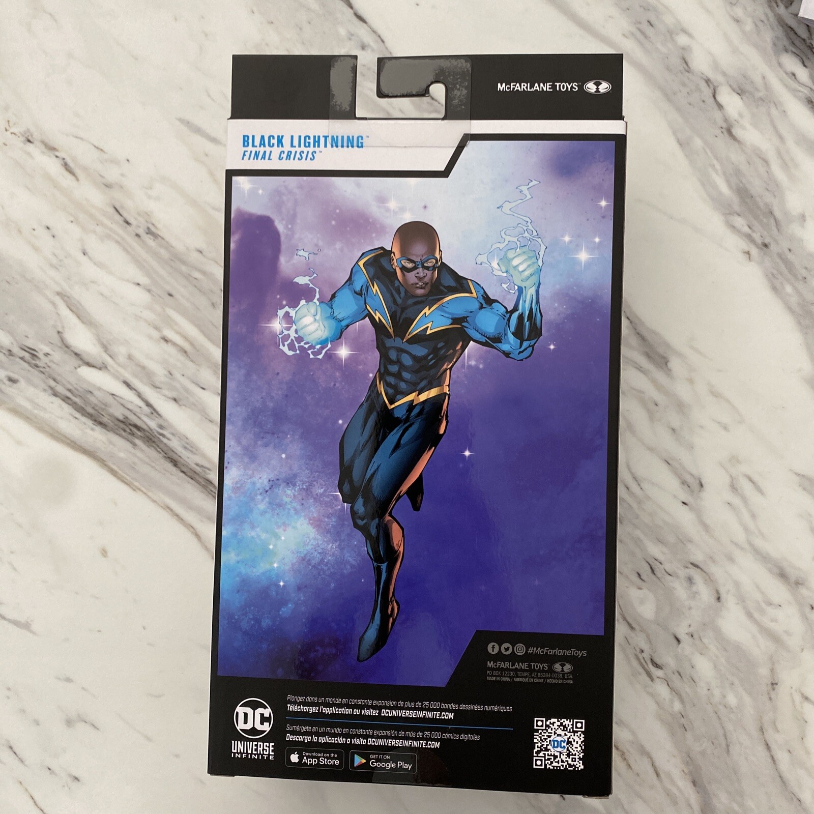 GREAT CONDITION Mcfarlane Black Lightning DC Multiverse Gold Label Figure 2023