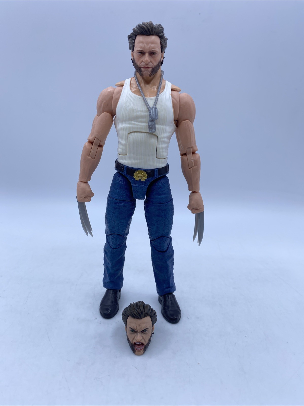 Marvel Legends Amazon Exclusive Wolverine Movie Hugh Jackman -READ (B)