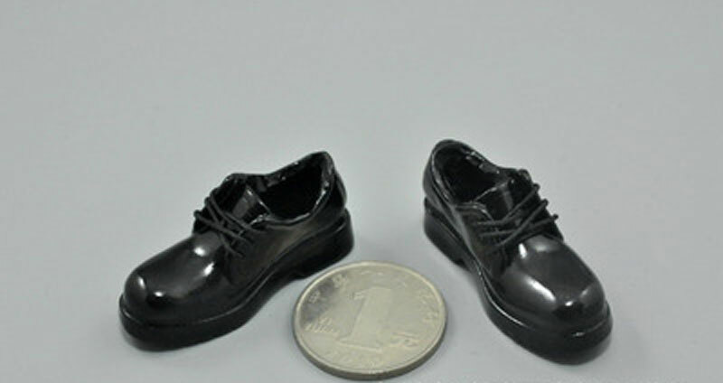 B3-4 ZYTOYS 1/6th School Girl Leather Shoes Model for 12&Prime; OB OD Body Figure Doll