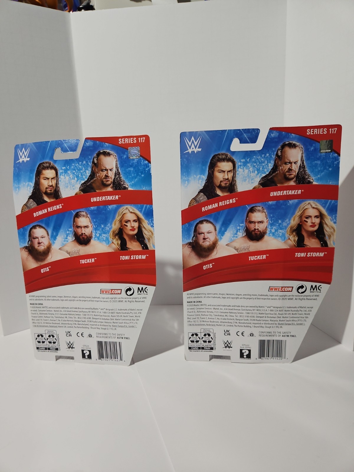 WWE Series 117 Otis & Tucker Basic Action Figures – Set of Two New