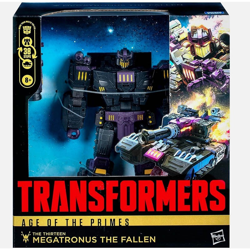Transformers Megatronus The Fallen Age Of Primes Leader 8&Prime; Figure Hasbro Officia