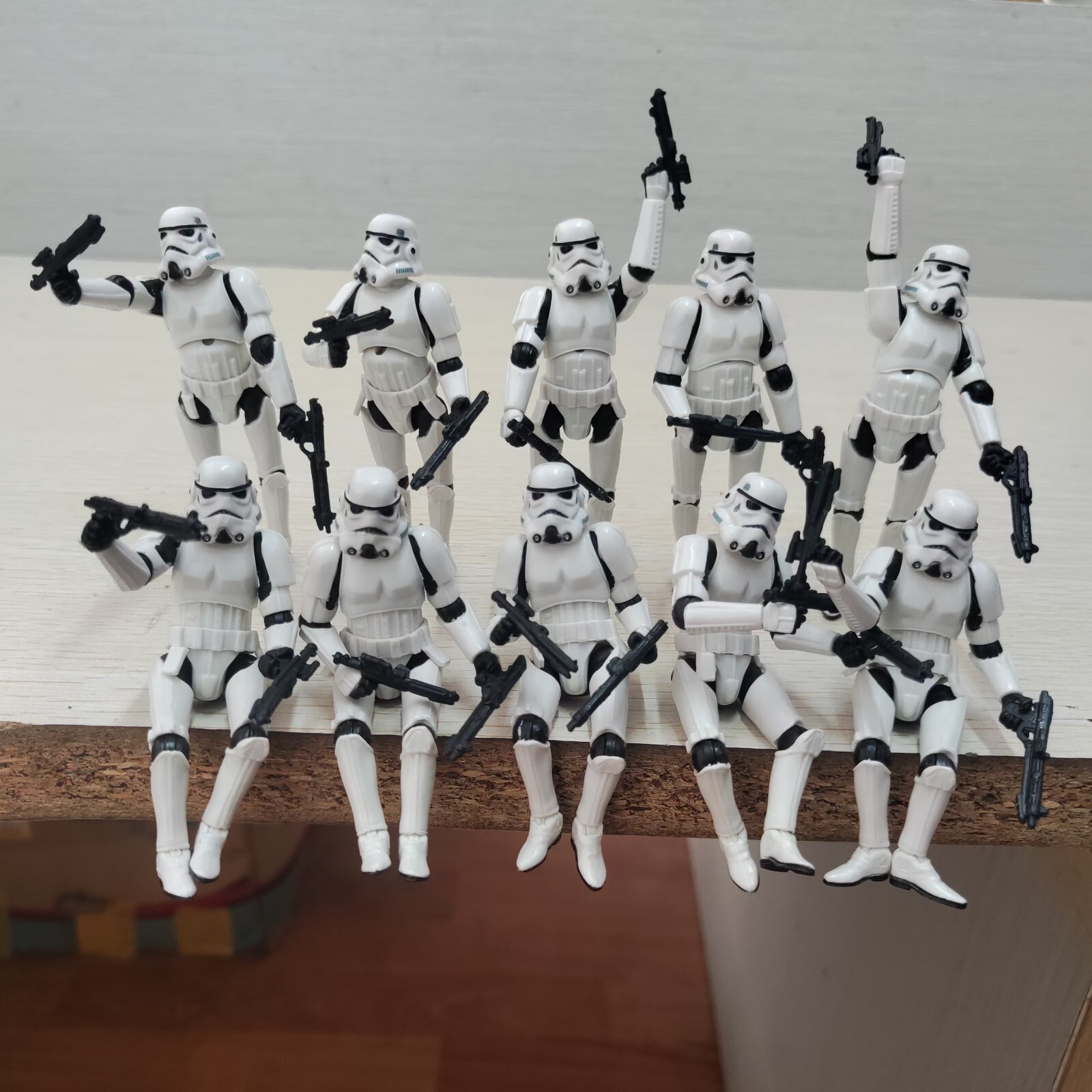 20pcs 3.75&Prime; Star Wars Stormtroopers Full Articulated Action Figure + 40 Blasters