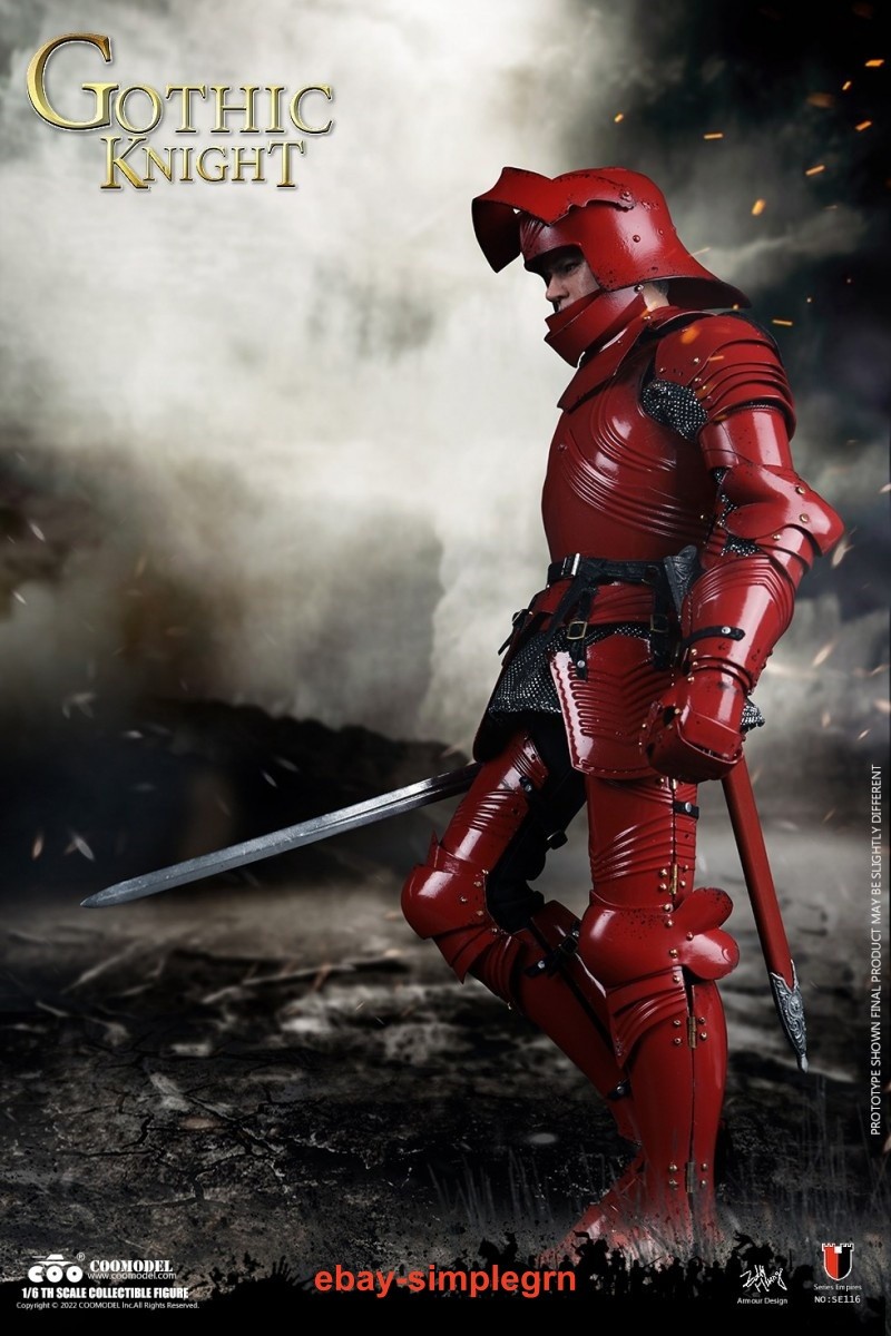 COOMODEL SE116 1/6 Scale Imperial Series – Gothic Knight Action Figure In Stock