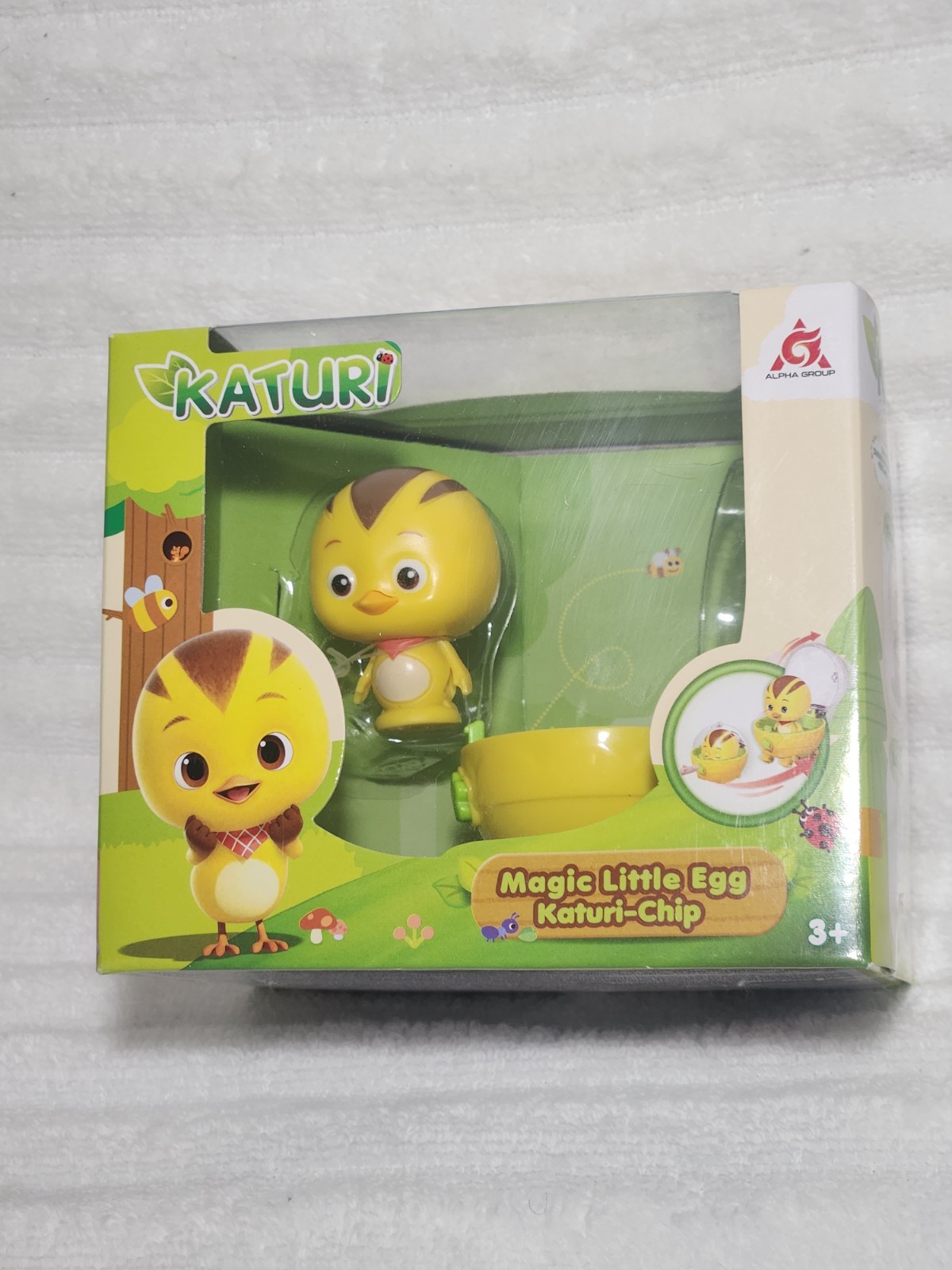 Alpha Group Katuri Magic Little Egg Katuri Chip Flip Out Figure Toy Age 3 & Up