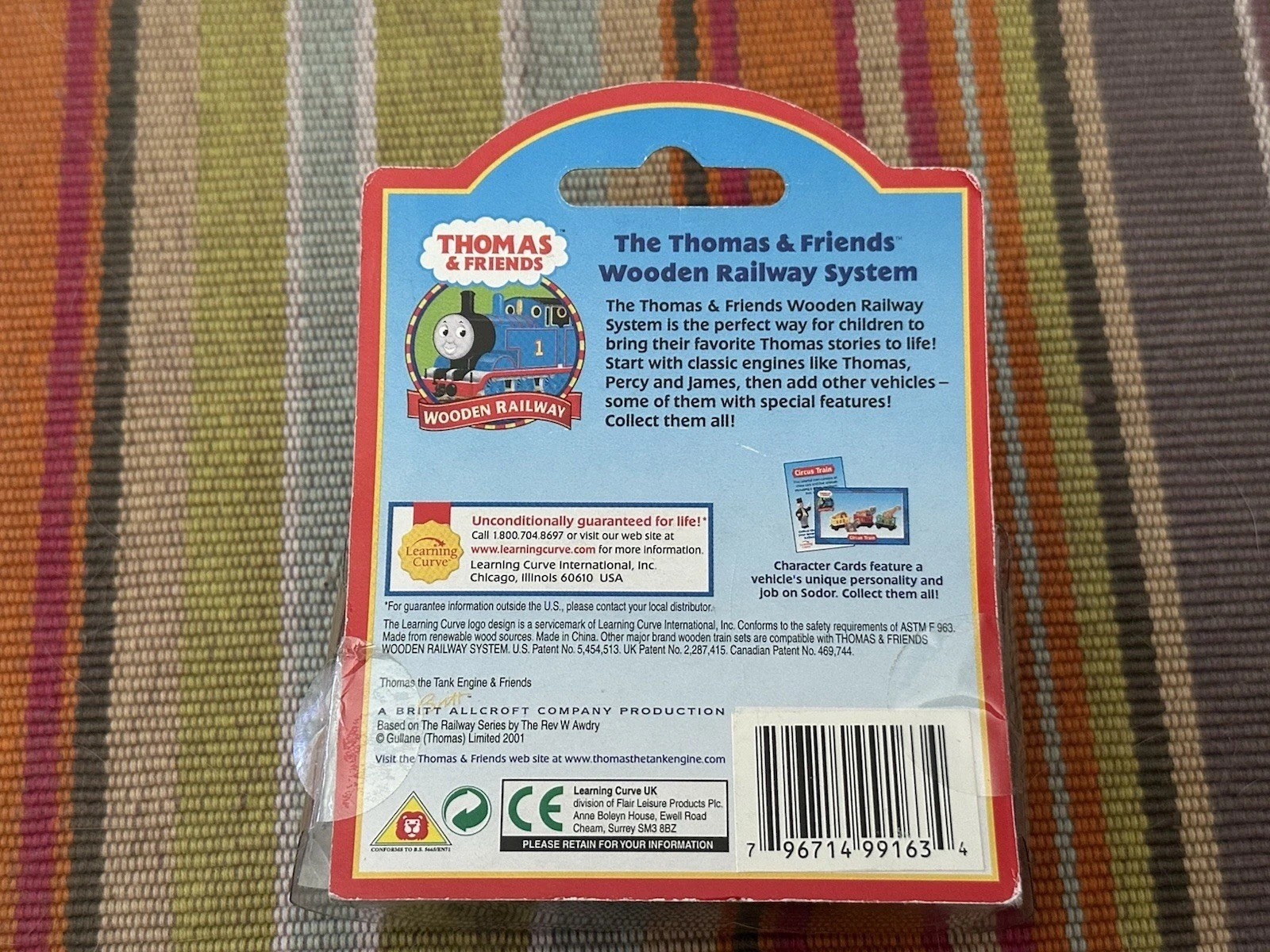 2001 Learning Curve Thomas Train Wooden Sir Handel! NEW!