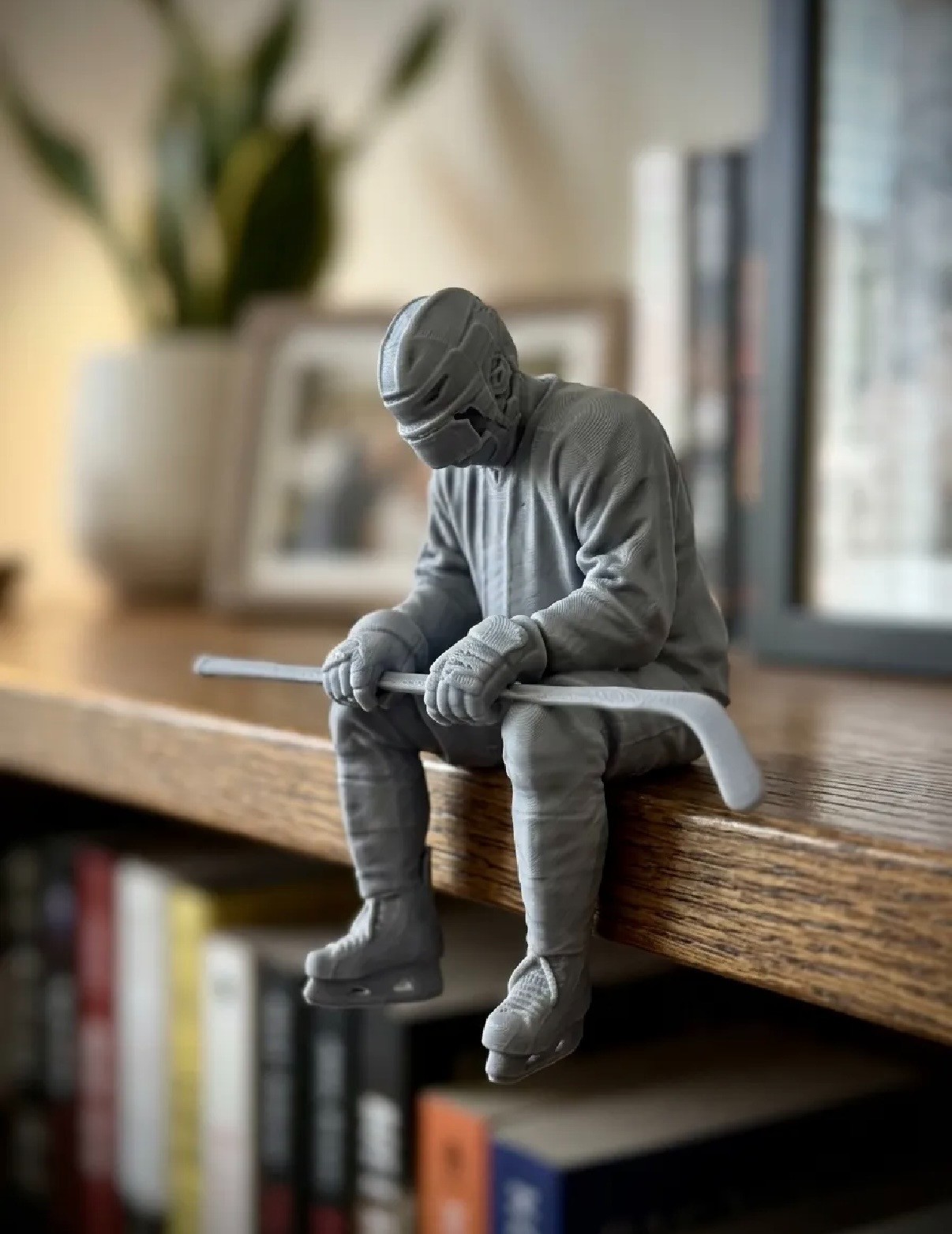 Workplace Professional SAD Ledge Sitter Figures 🖤 Paintable – Decor – Gift