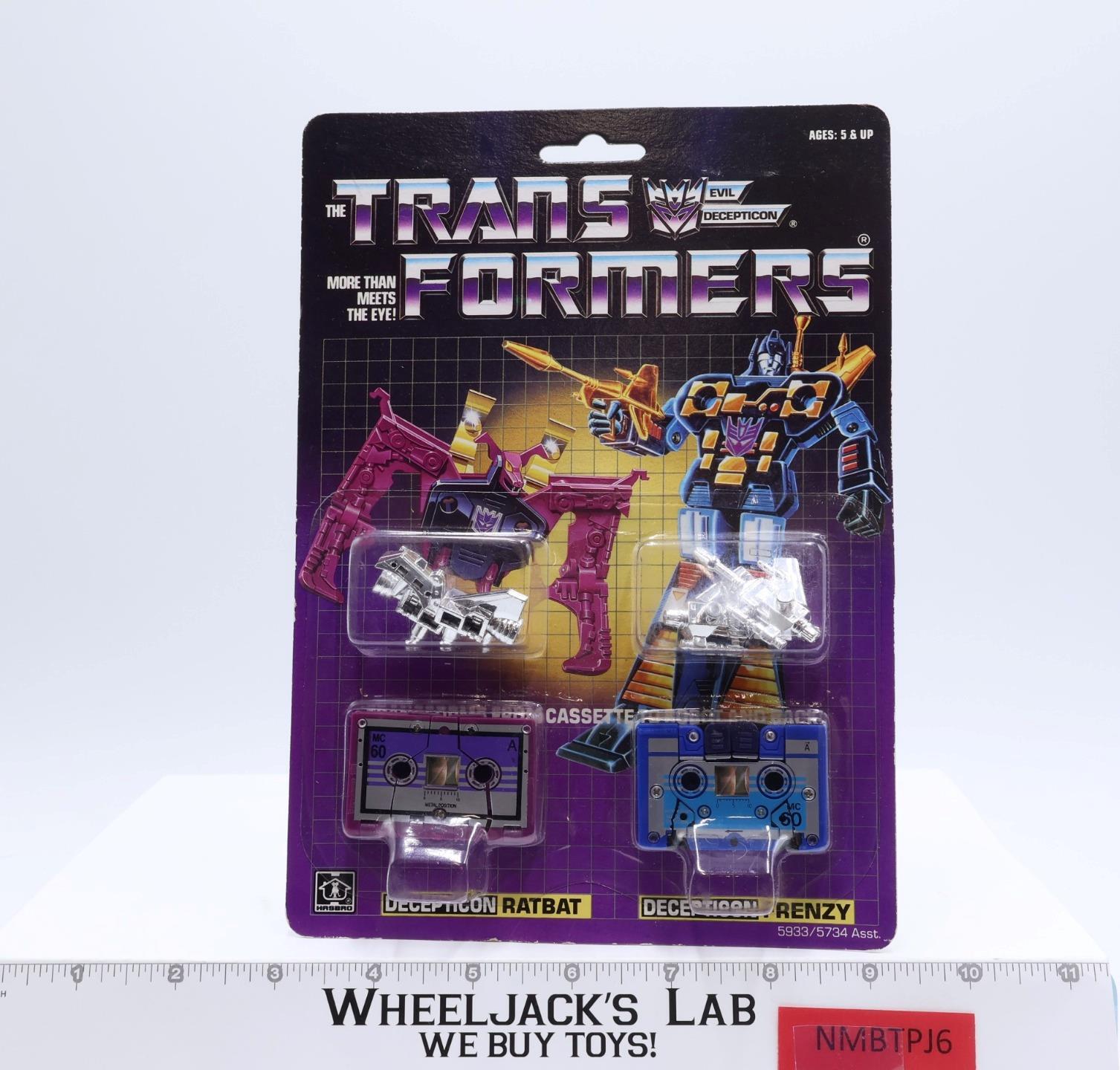 Ratbat & Frenzy G1 Transformers 1986 Hasbro Action Figure NEW MOSC SEALED
