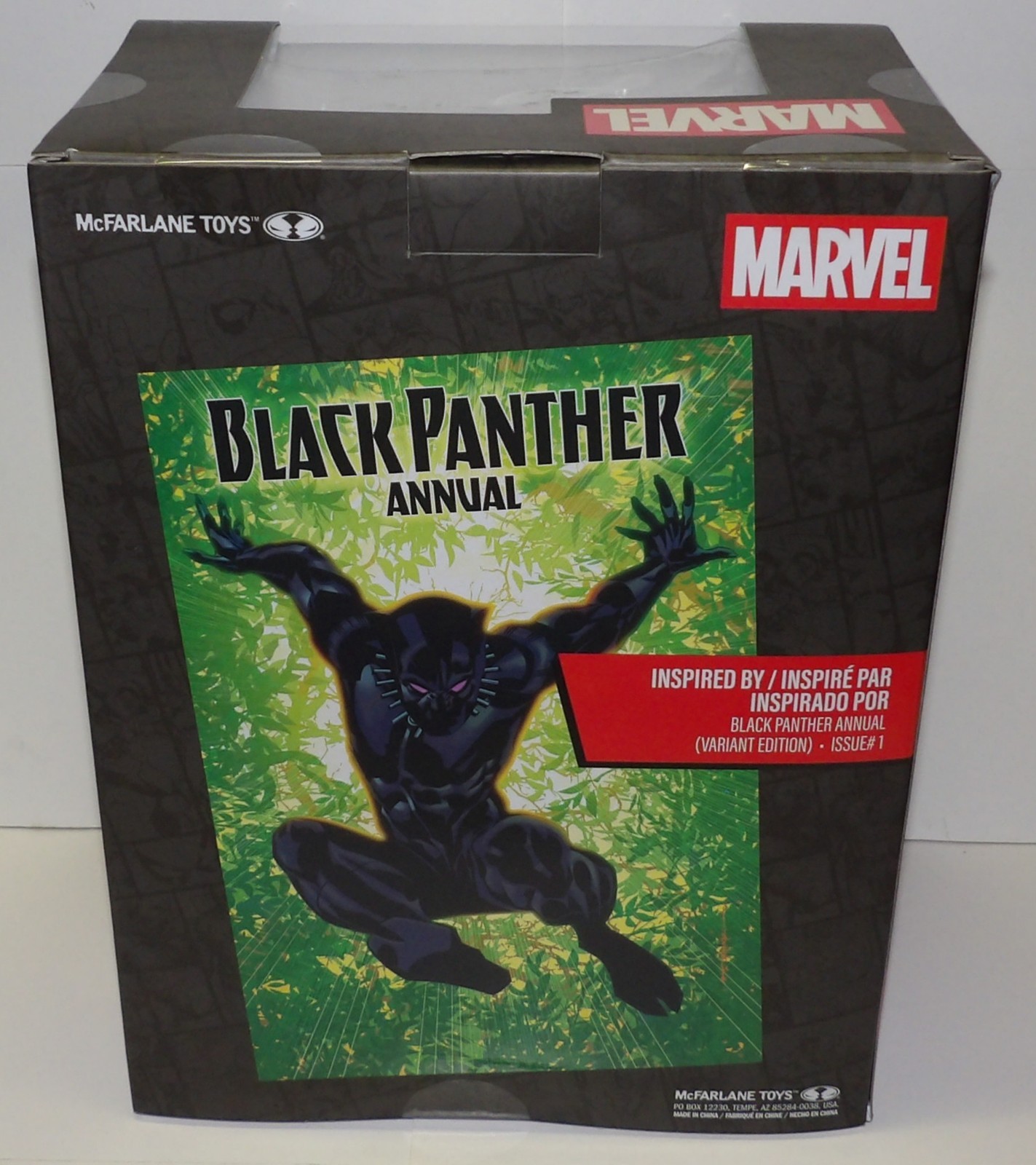 McFarlane ~ BLACK PANTHER ~ Marvel Collection Figure & Comic Book Annual #1
