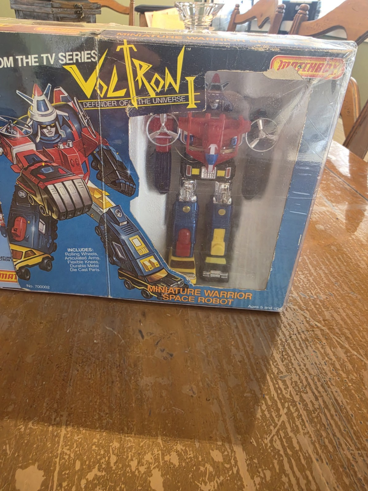 1985 MATCHBOX VOLTRON Miniature Warrior Space Robot Die-Cast Toy w/Box Mint/Ex
