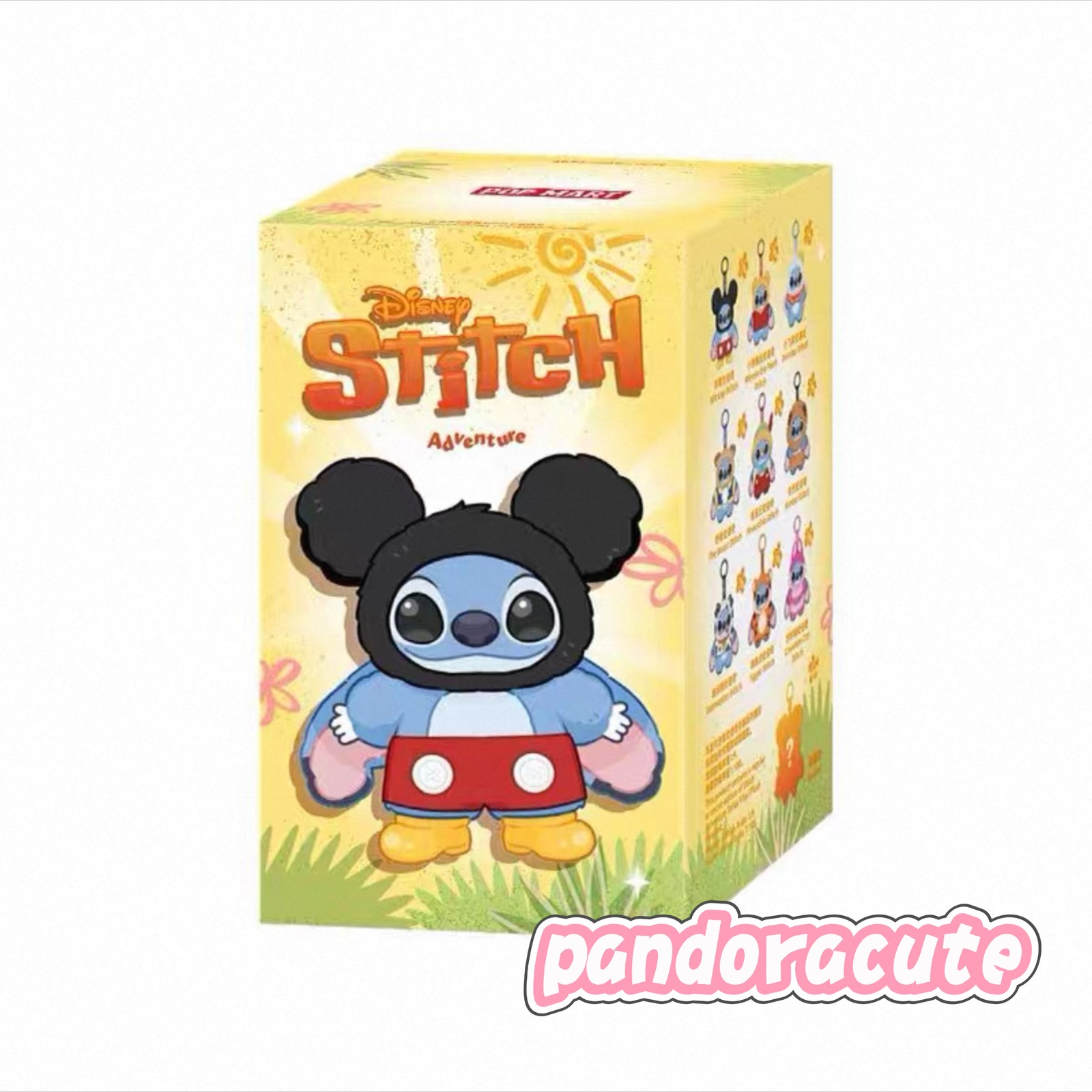 Authentic POP MART Disney Stitch Adventure Series Plush Pendant Confirmed Figure