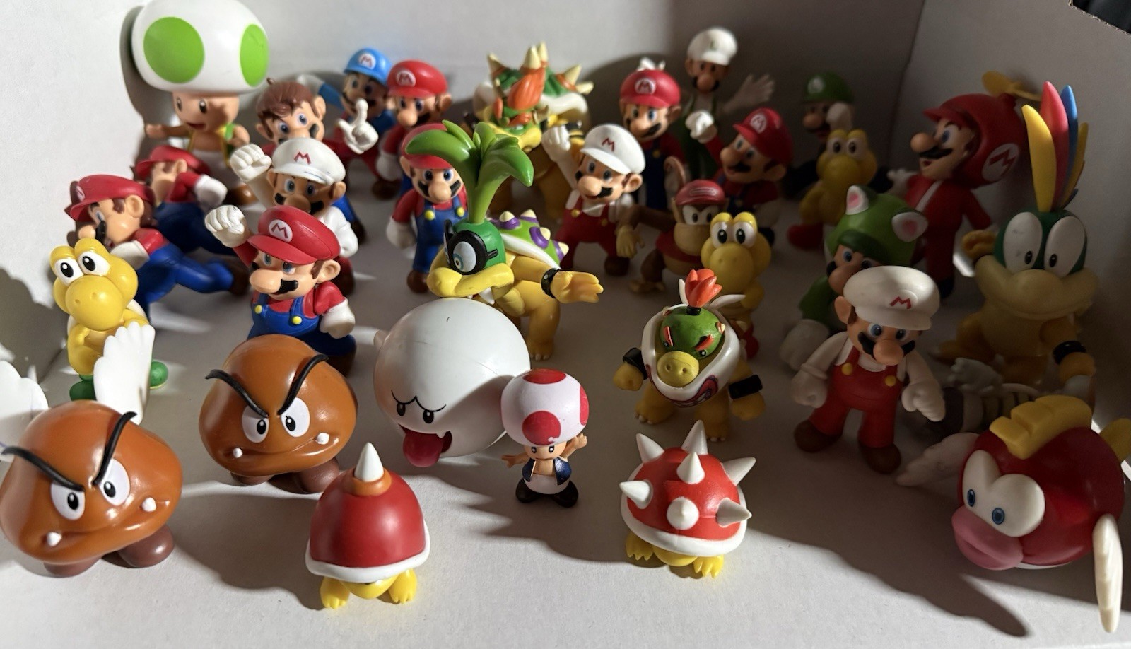 Nintendo Super Mario Assorted Figure Lot Of 35