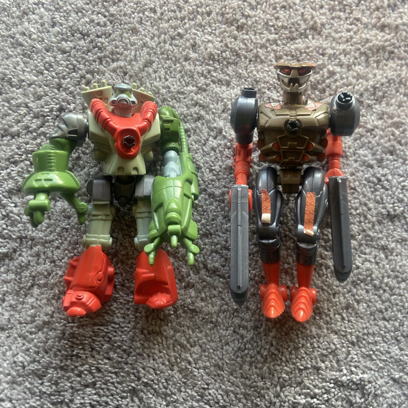 Rock Em Sock Em Robots 2000’s Mattel Figures Lot Of 2