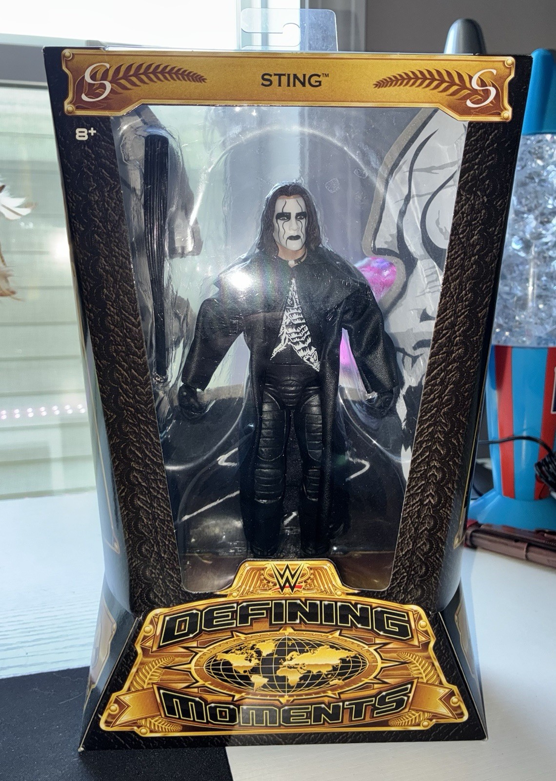 Mattel WWE Defining Moments Sting Action Figure Boxed w/ Baseball Bat 2015