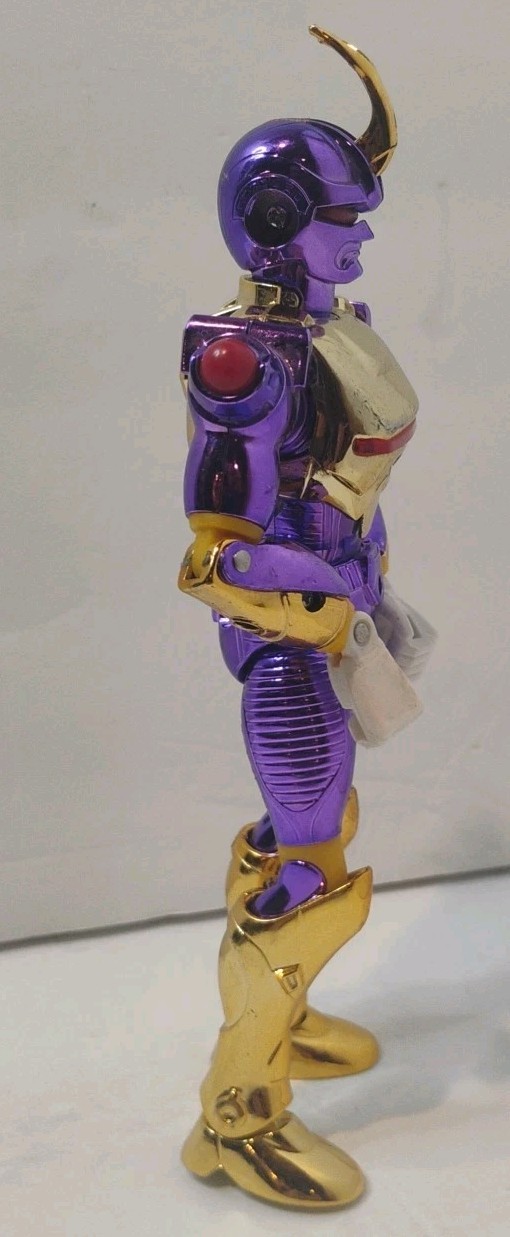 RARE 1994 Trendmasters Masterbotix Ultra Chrome Purple Action Figure