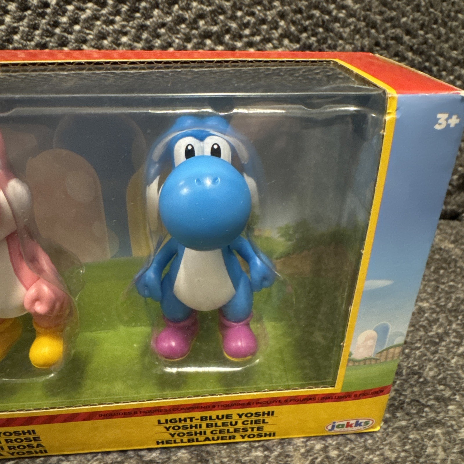 Super Mario Yoshi 5-Pack 2.5&Prime; Action Figures, Jakks Pacific, World of Nintendo