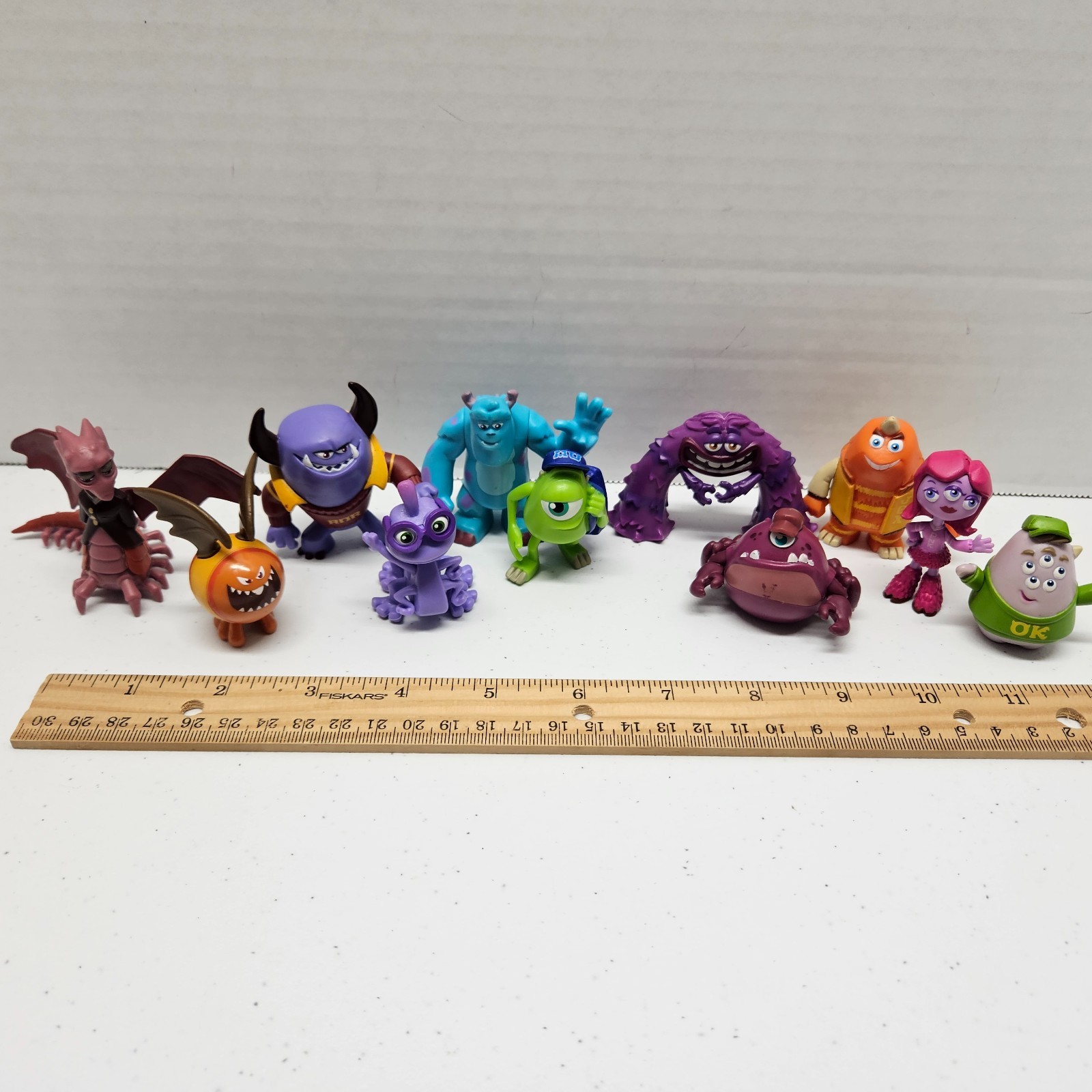 MONSTERS UNIVERSITY PVC Mini Figure Lot of 11 Cake Toppers – Disney Pixar