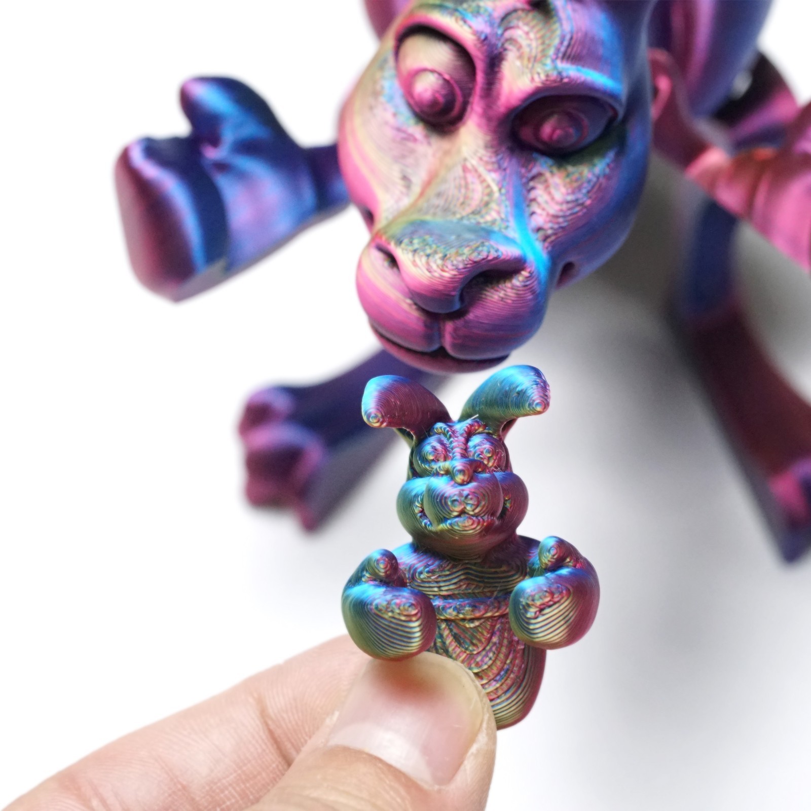 3D Printed Kangaroo Model,Articulated Animals figure,Fidget Toys Home Decor