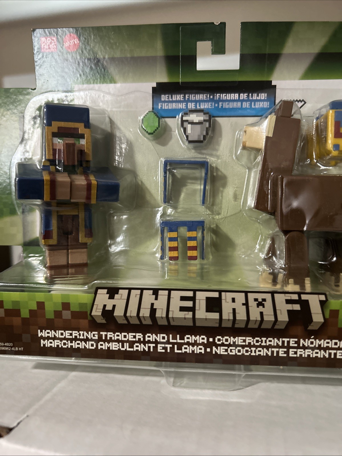 Minecraft Deluxe Figure 2-Pack WANDERING TRADER AND LLAMA