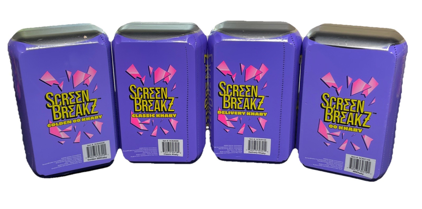 ScreenBreakZ Delivery, 00, Classic & Golden Khaby 4.5&Prime; Collectible Figures Lot 4