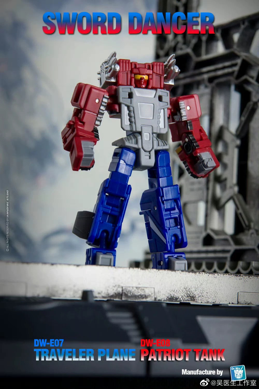 DR.WU DW-E07& E08 Toy Colour Ver. Sword Dancer in stock