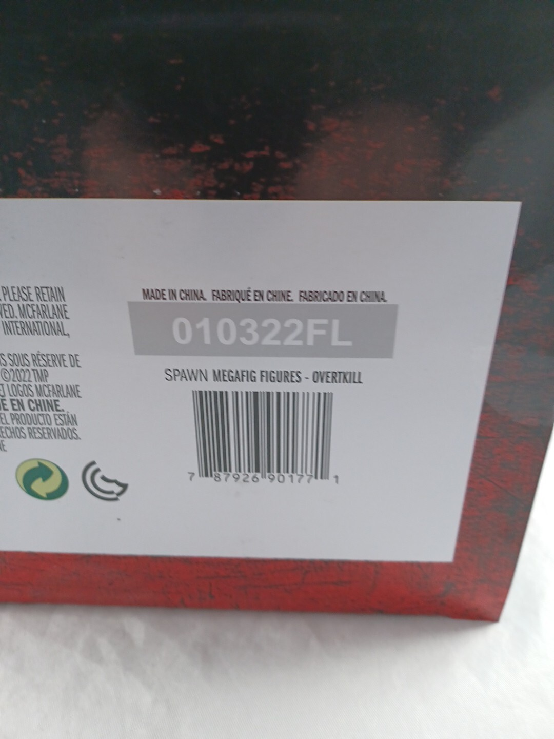 McFarlane Toys Spawn Overkill Mega 9.5&Prime; Action Figure New Box Damage