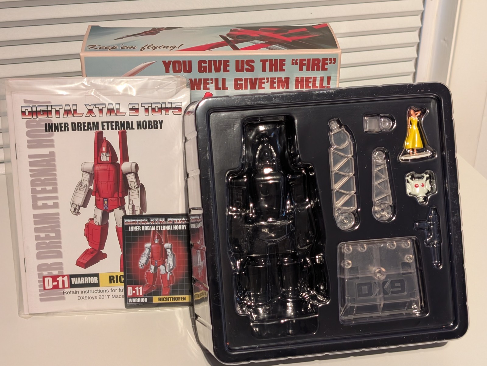 DX9 Richthofen Powerglide Transformers Masterpiece MP Scale Complete Mint