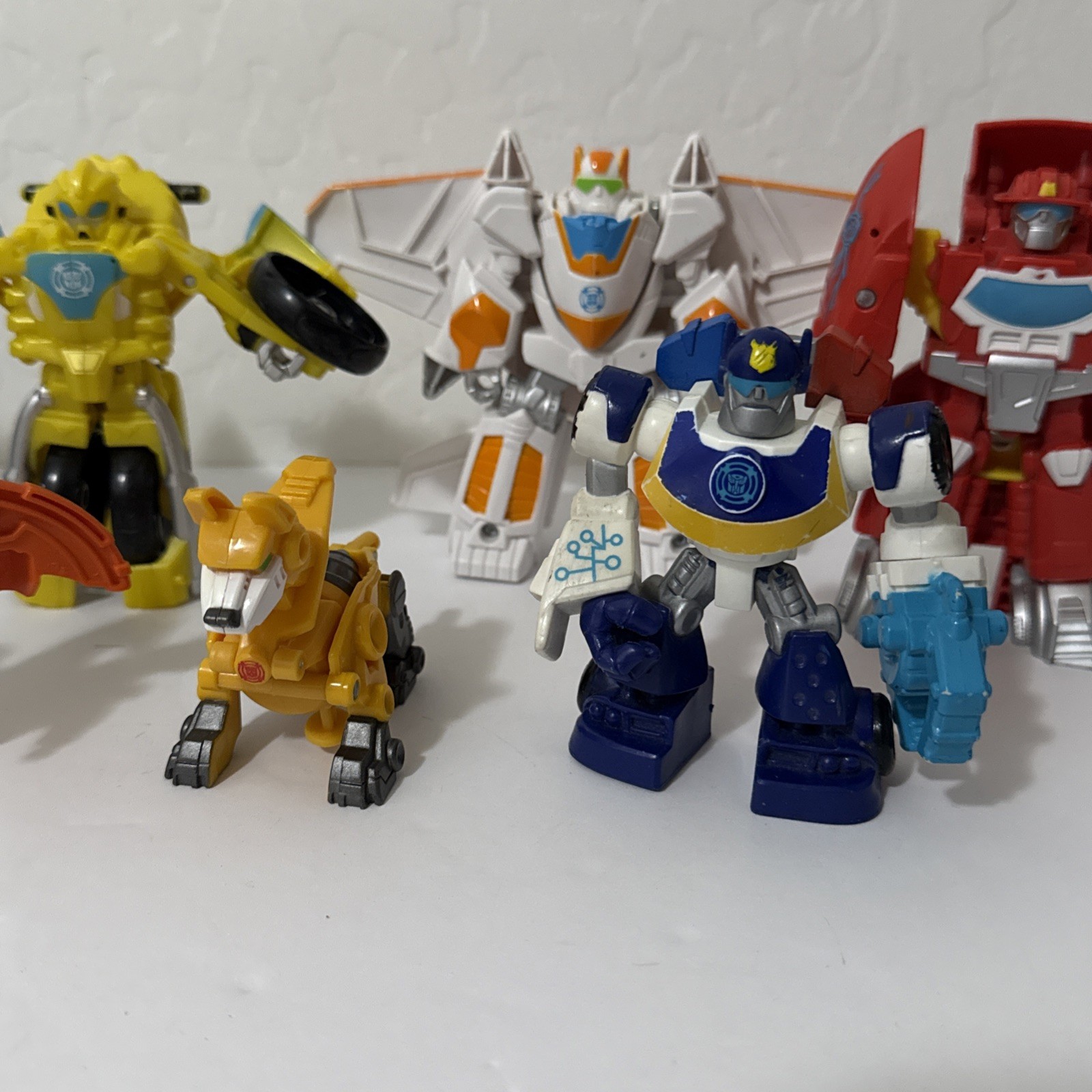 Hasbro Transformers Playskool Heroes Rescue Bots Lot of 9 Action Figures