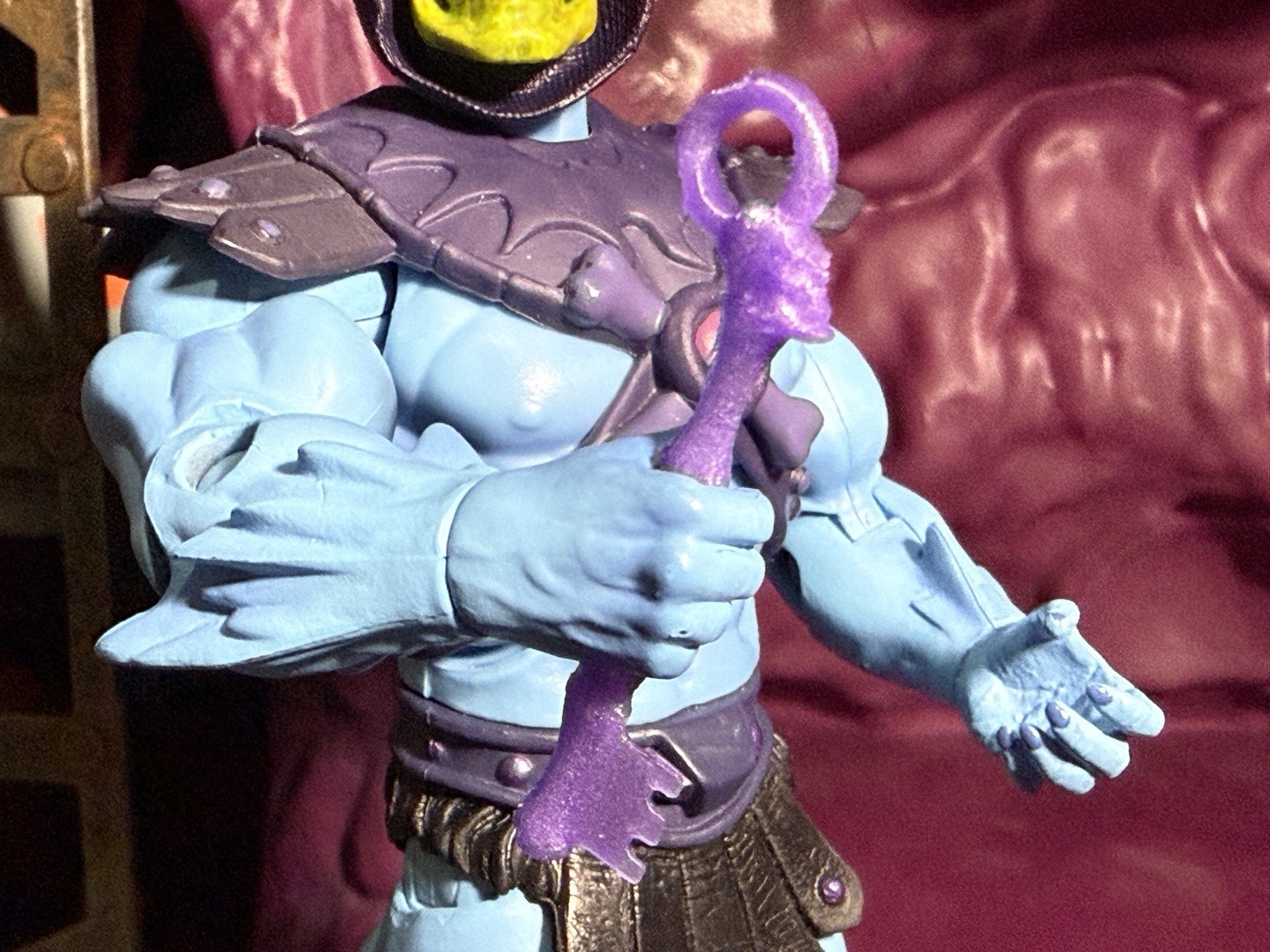 Two GITD purple Custom Skeleton Keys by He-Bro