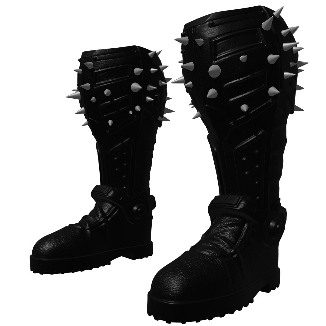 1/6 Scale Action FIgure Boots: Venom Agent