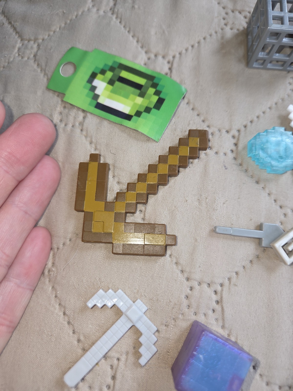 Minecraft Lot Swords Axe Bombs Weapons Play Acessories Lot Bundle