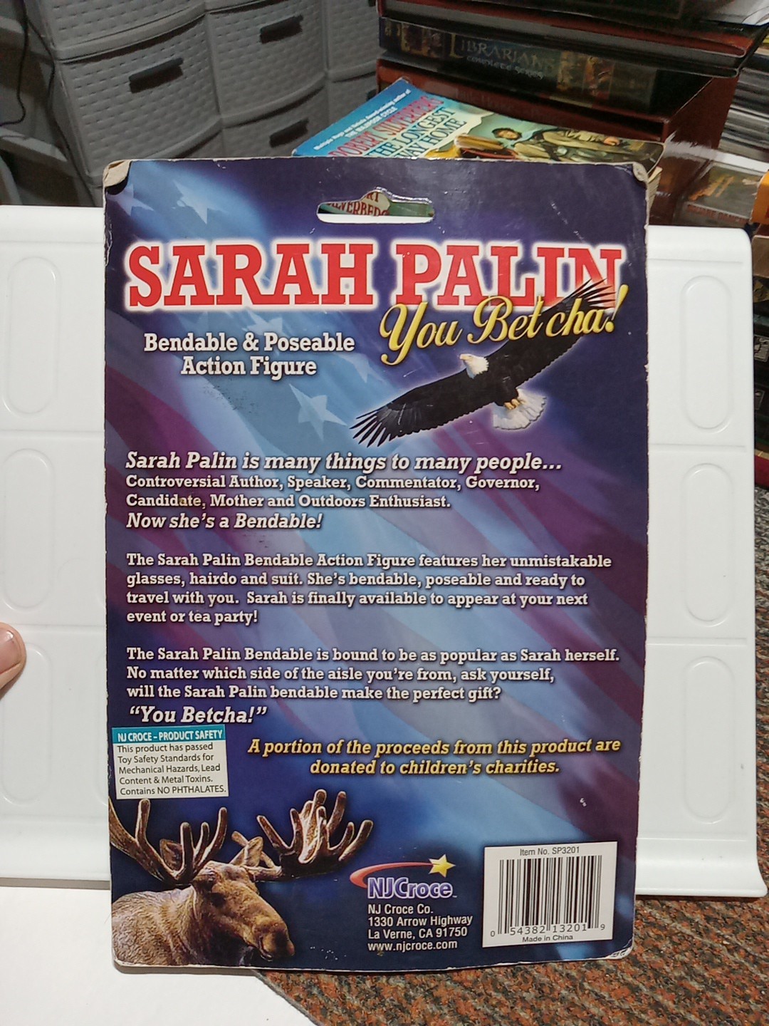 NEW Sarah Palin Bendable BENDY Poseable Action FIGURE POLITICAL Alaska Governor