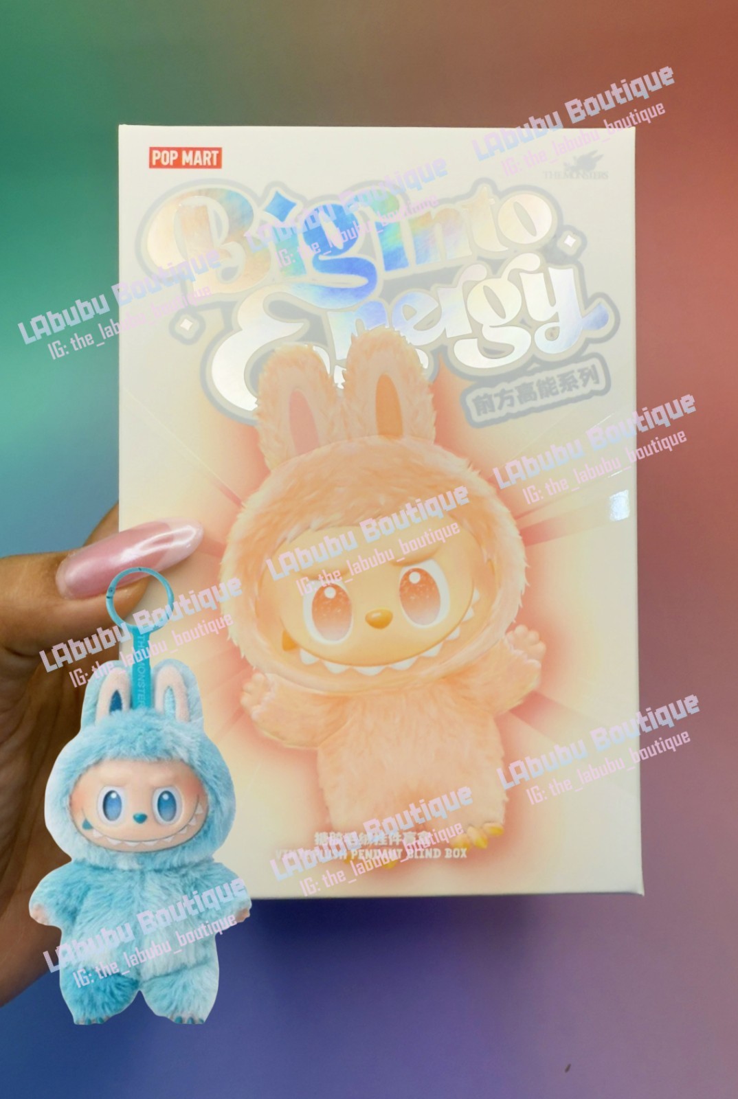 100% Authentic POPMART Labubu Big Into Energy Blind Box: Hope SEALED US SHIP