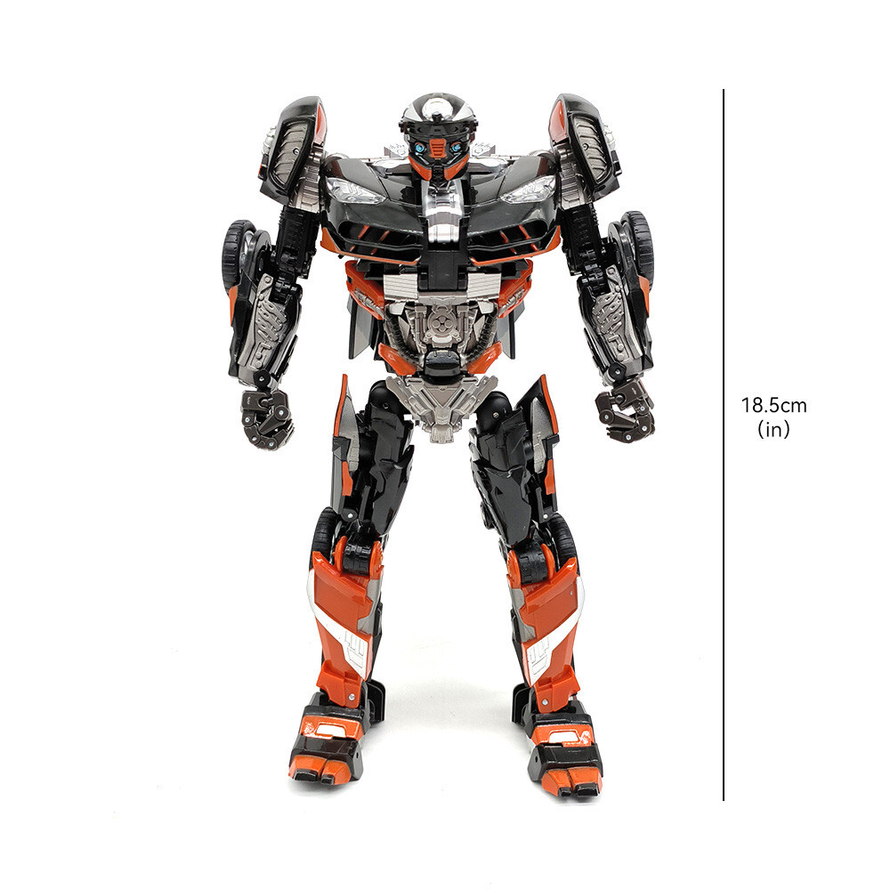 Thunder TH-01 Black Car Model Deformable Robot Action Figure Transform Toys Gift