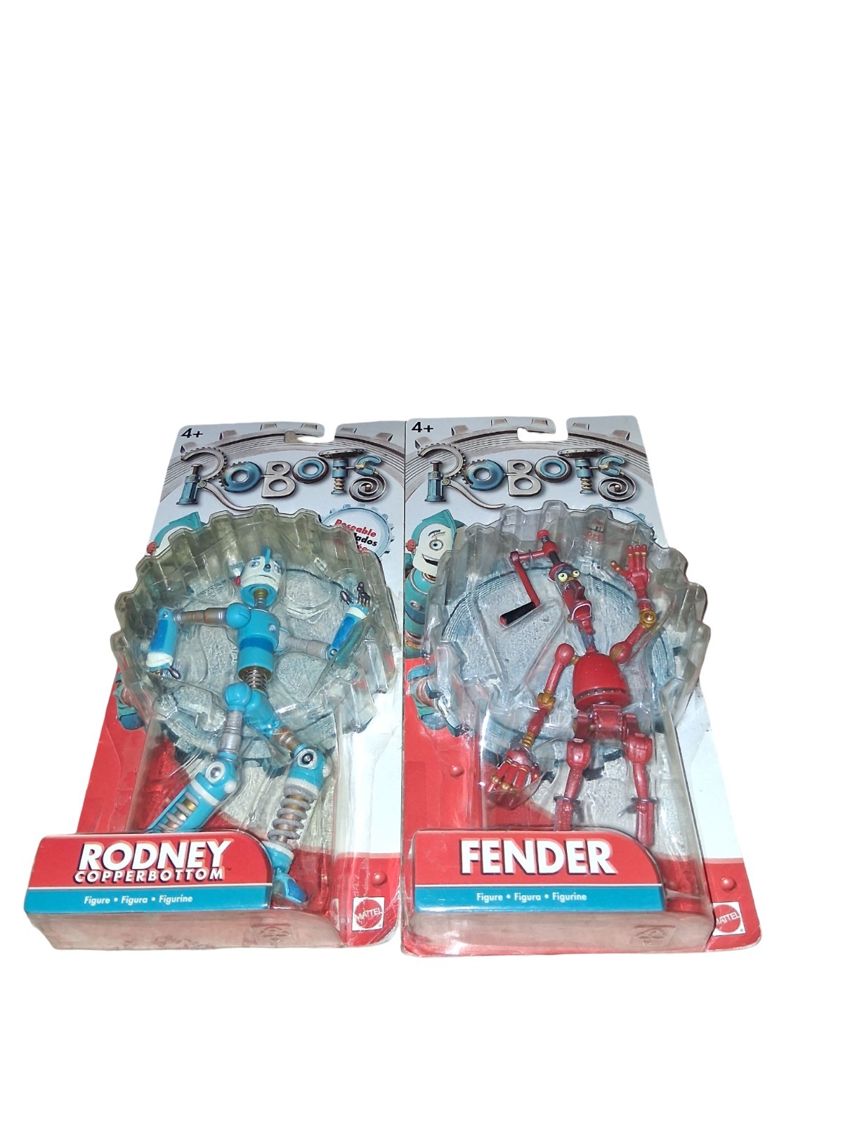 ROBOTS Movie 7&Prime; Fender & Rodney Action Figures Sealed – New – Rare Hard To Find!