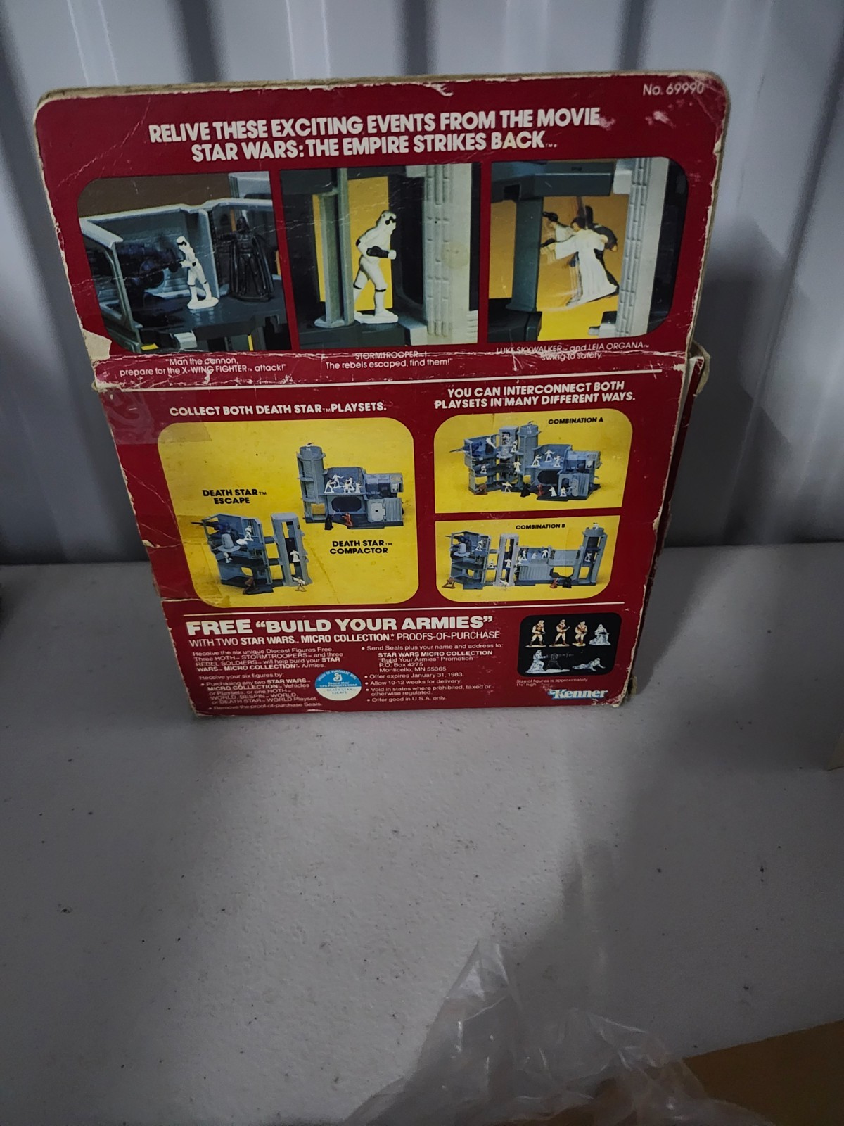 Death Star Escape 1982 STAR WARS Micro Collection COMPLETE w Box No Figures