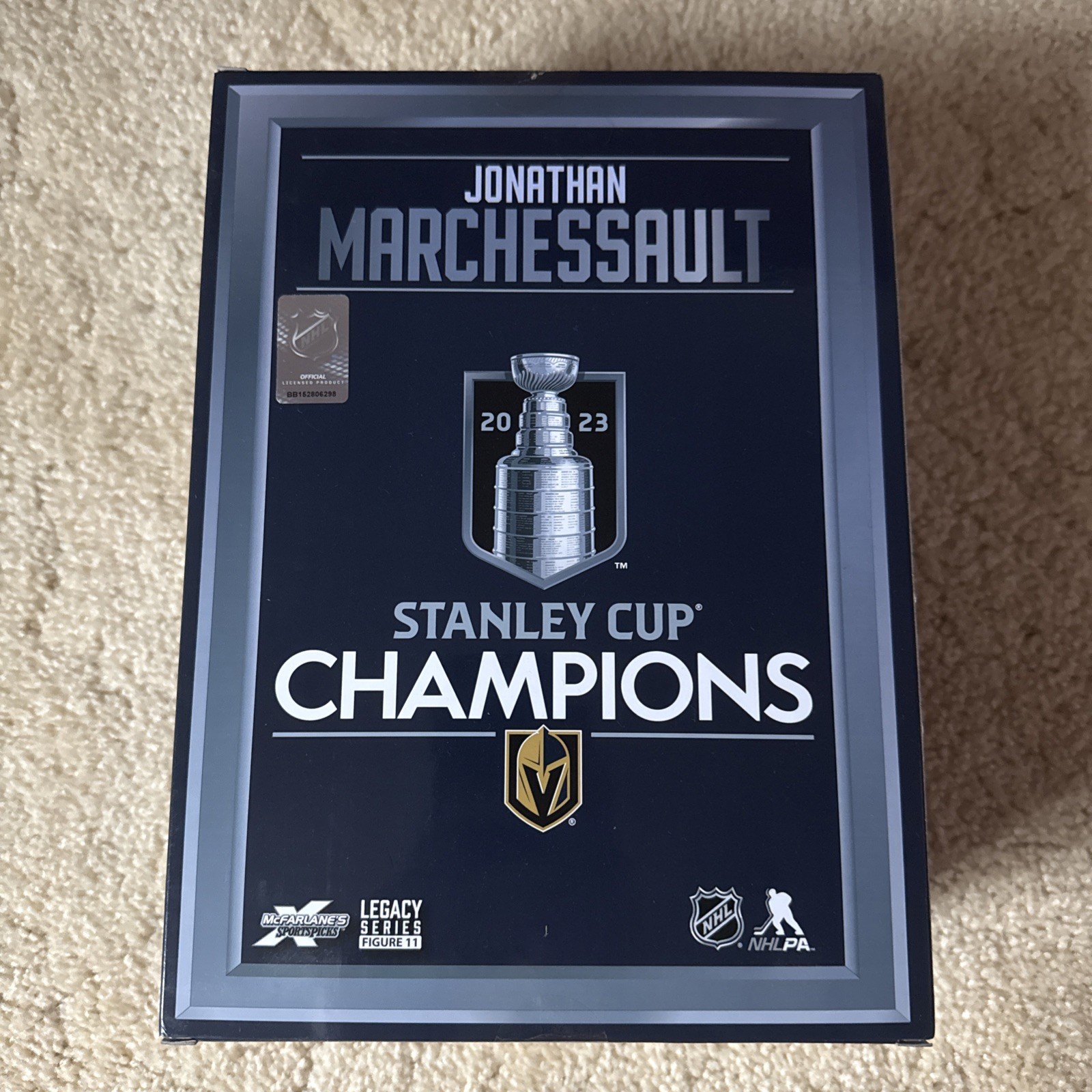 Mcfarlane NHL 7&Prime; Posed Figure Jonathan Marchessault Stanley Cup Golden Knights