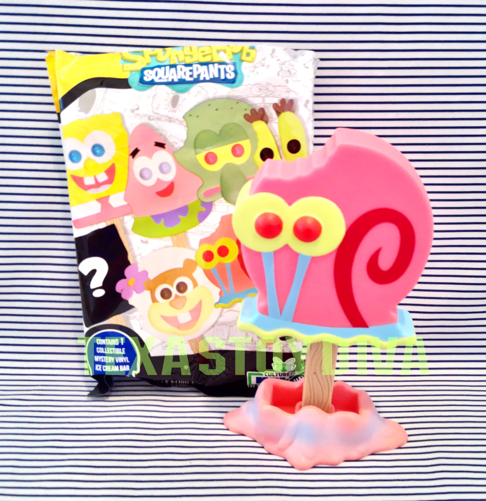 Culturefly Meltz Spongebob Squarepants Gary Snail Vinyl Ice Cream Bar –READ–