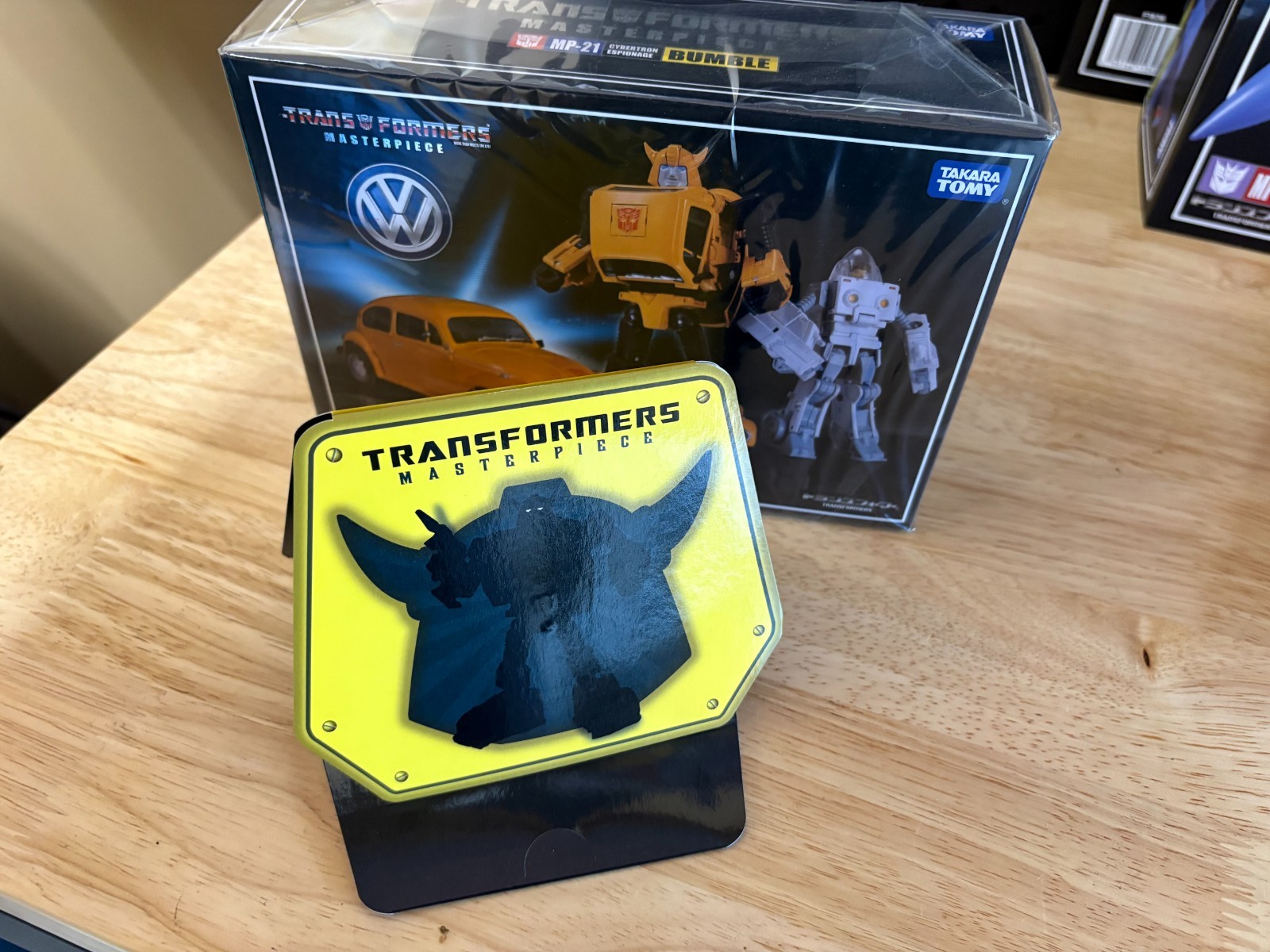 Transformers Masterpiece Bumblebee MP-21 MISB AUTHENTIC w/coin, mask, and wrap