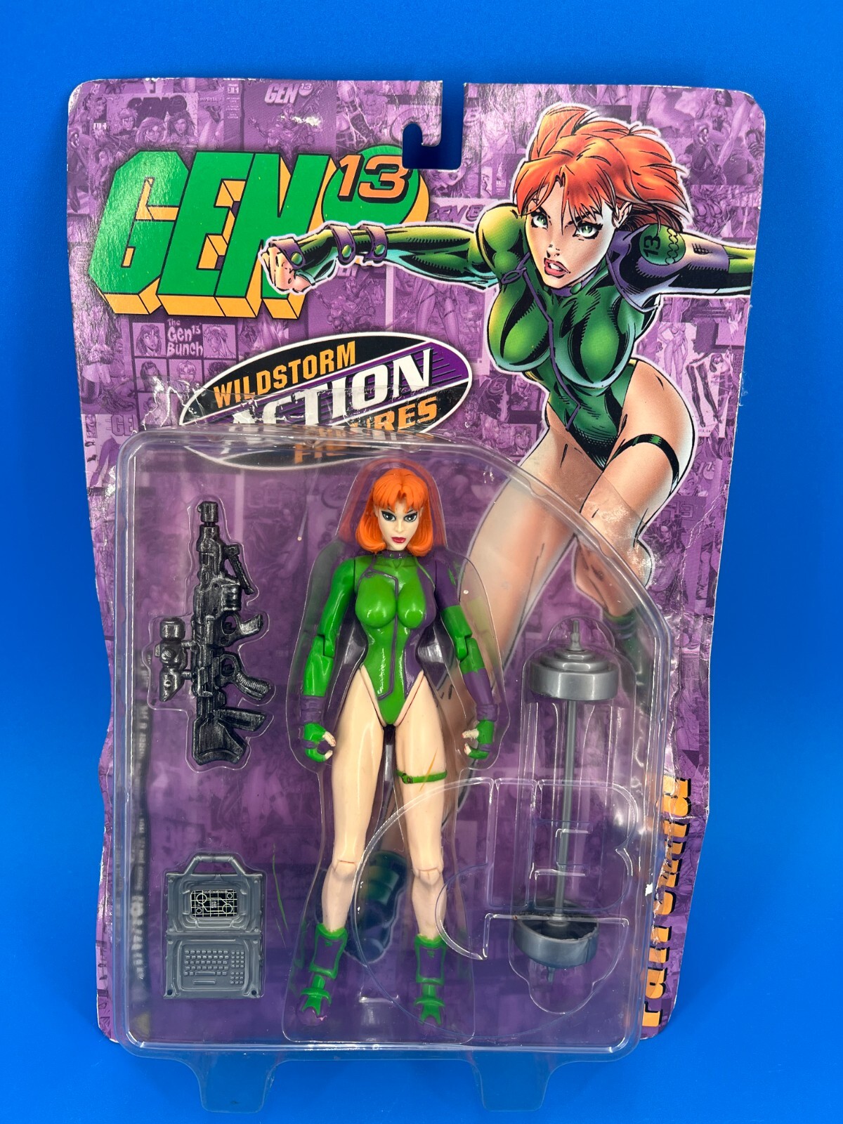 1998 Gen 13 Fairchild 6 1/2&Prime; Wildstorm Action Figure New & Sealed – Read
