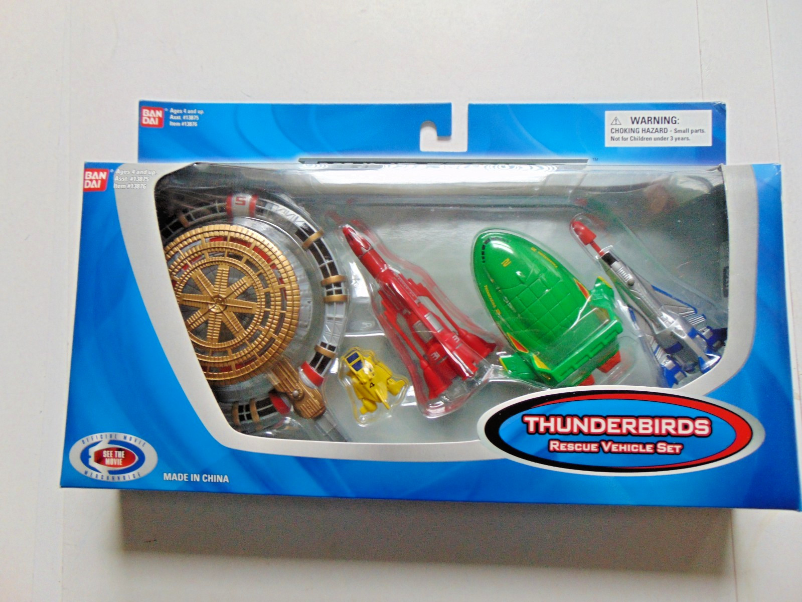 Bandai 2004 Thunderbirds Rescue Vehicle Set MIB NRFB SEALED