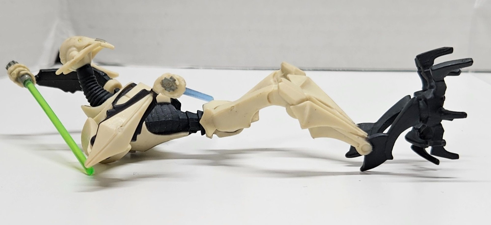 2008 Basic Fun Star Wars General Grievous Lightsabers Bendable Figure 5&Prime;