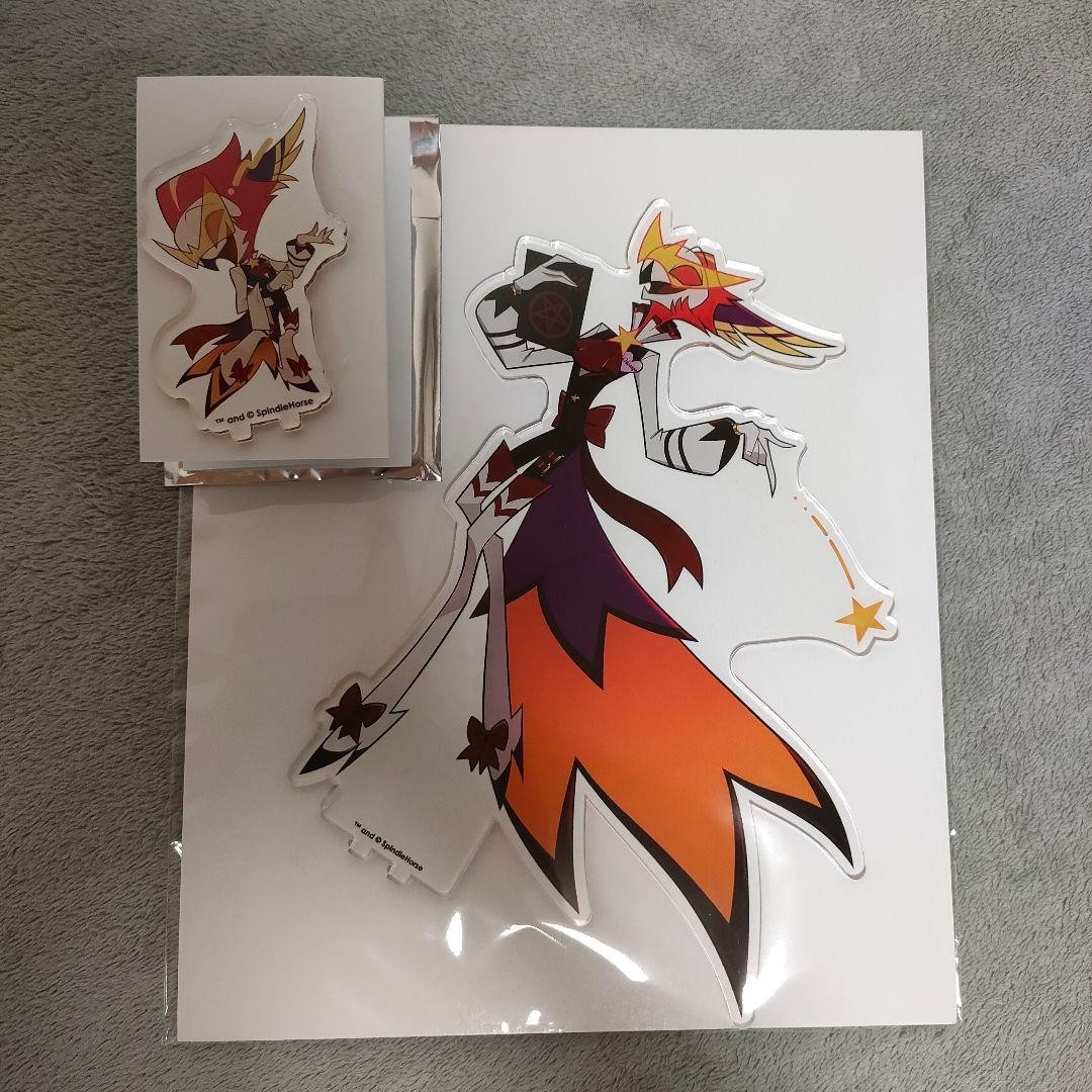 Helluva Boss animate Cafe Vassago Acrylic Stand & Mini Acrylic Stand Set of 2